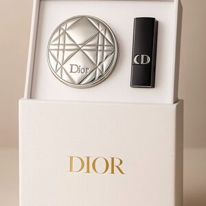 Dior Silver and Black Lipstick